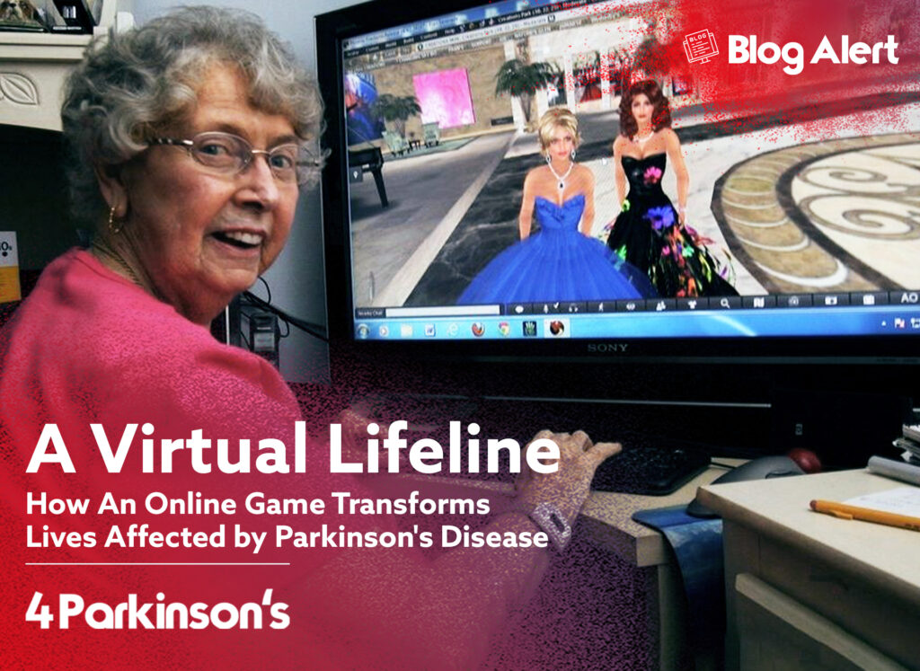 Fran Serenade a Parkinson's disease patient with her avatar on Second Life online game